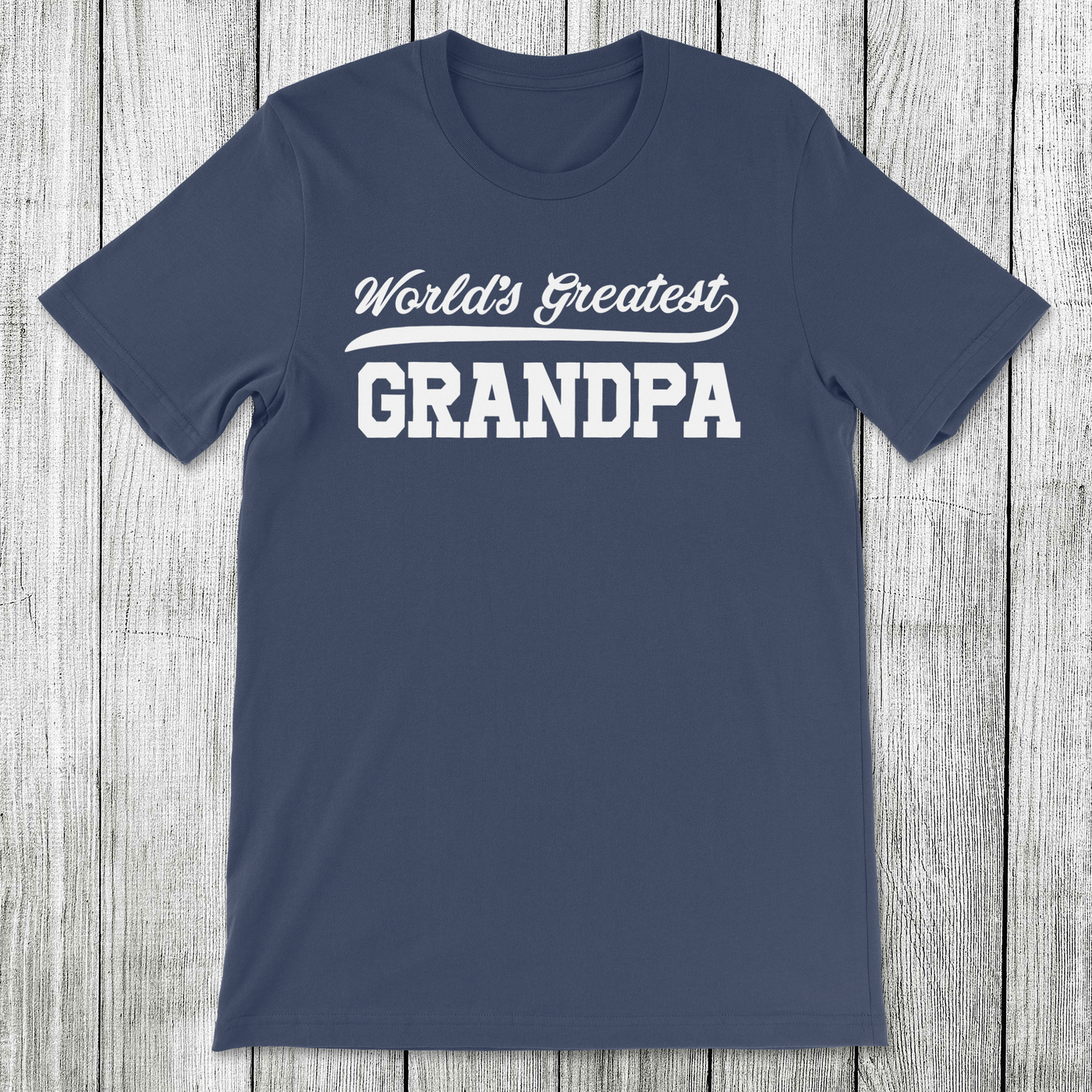 Daydream Tees World's Greatest Grandpa Navy