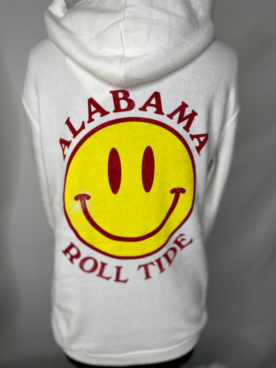 Alabama Smiley Face Fleece Hoodie