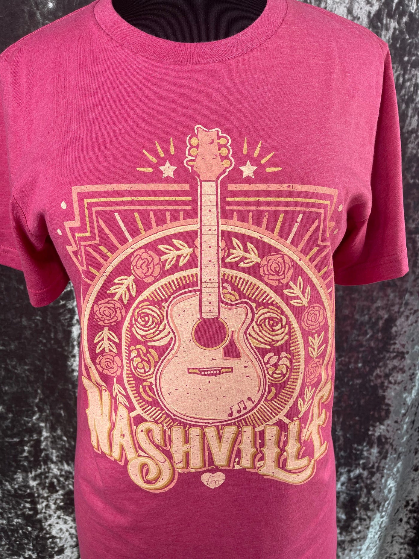 Lulu Mac Nashville Guitar Heather Raspberry
