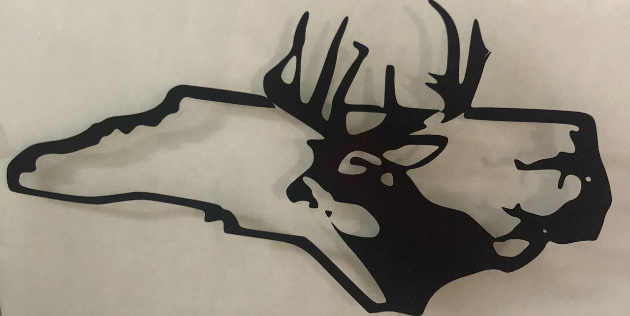 North Carolina Deer Decal