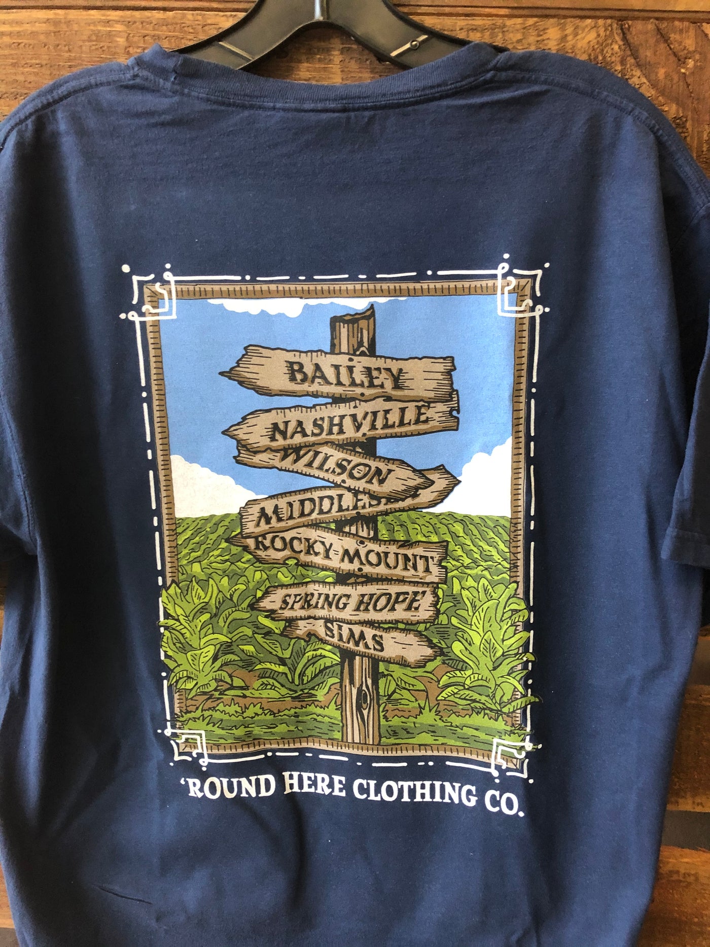 Round Here Clothing Tobacco Crossroads Bailey