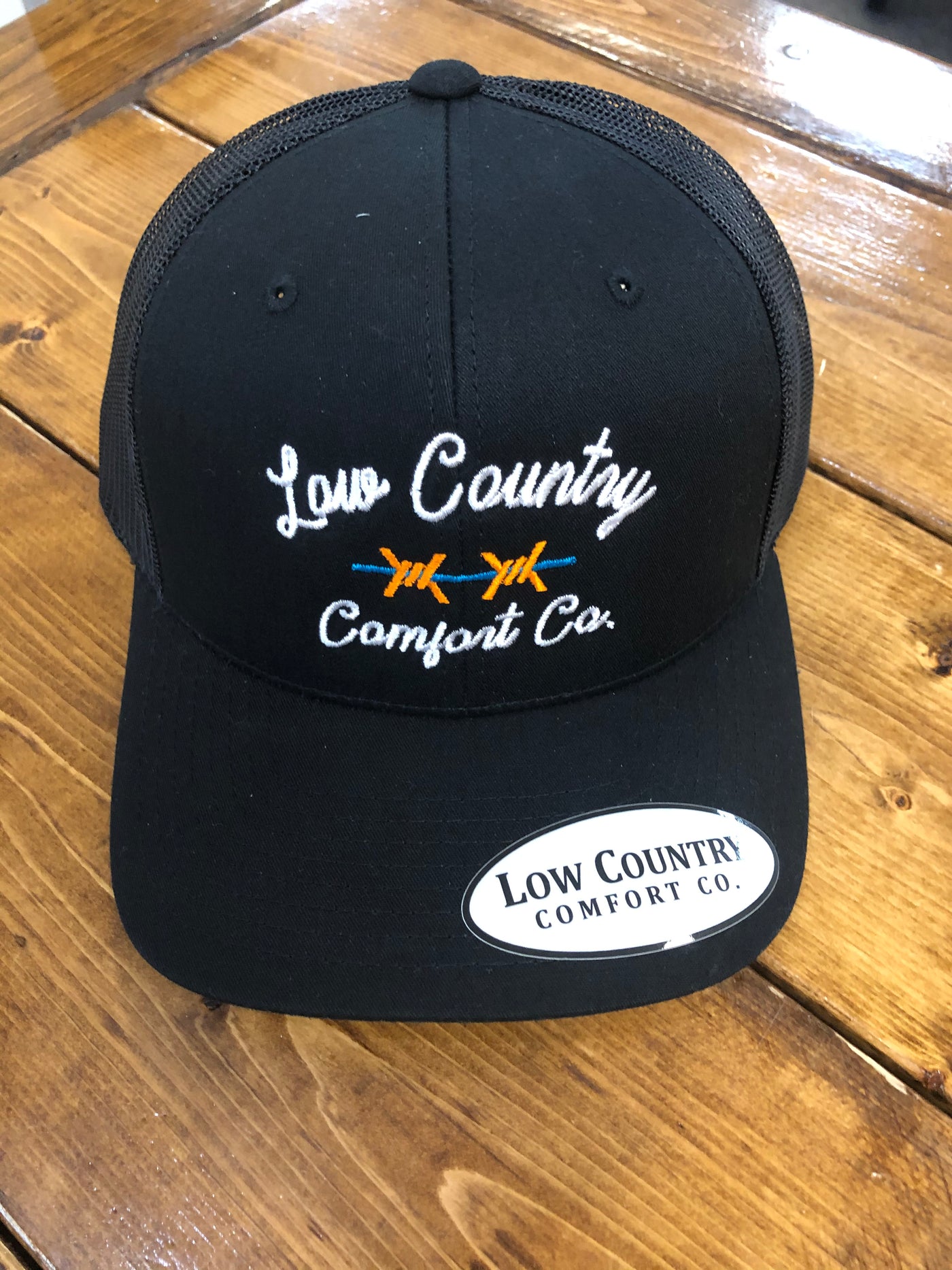Low Country Comfort Co. Barbed Wire Black Hat