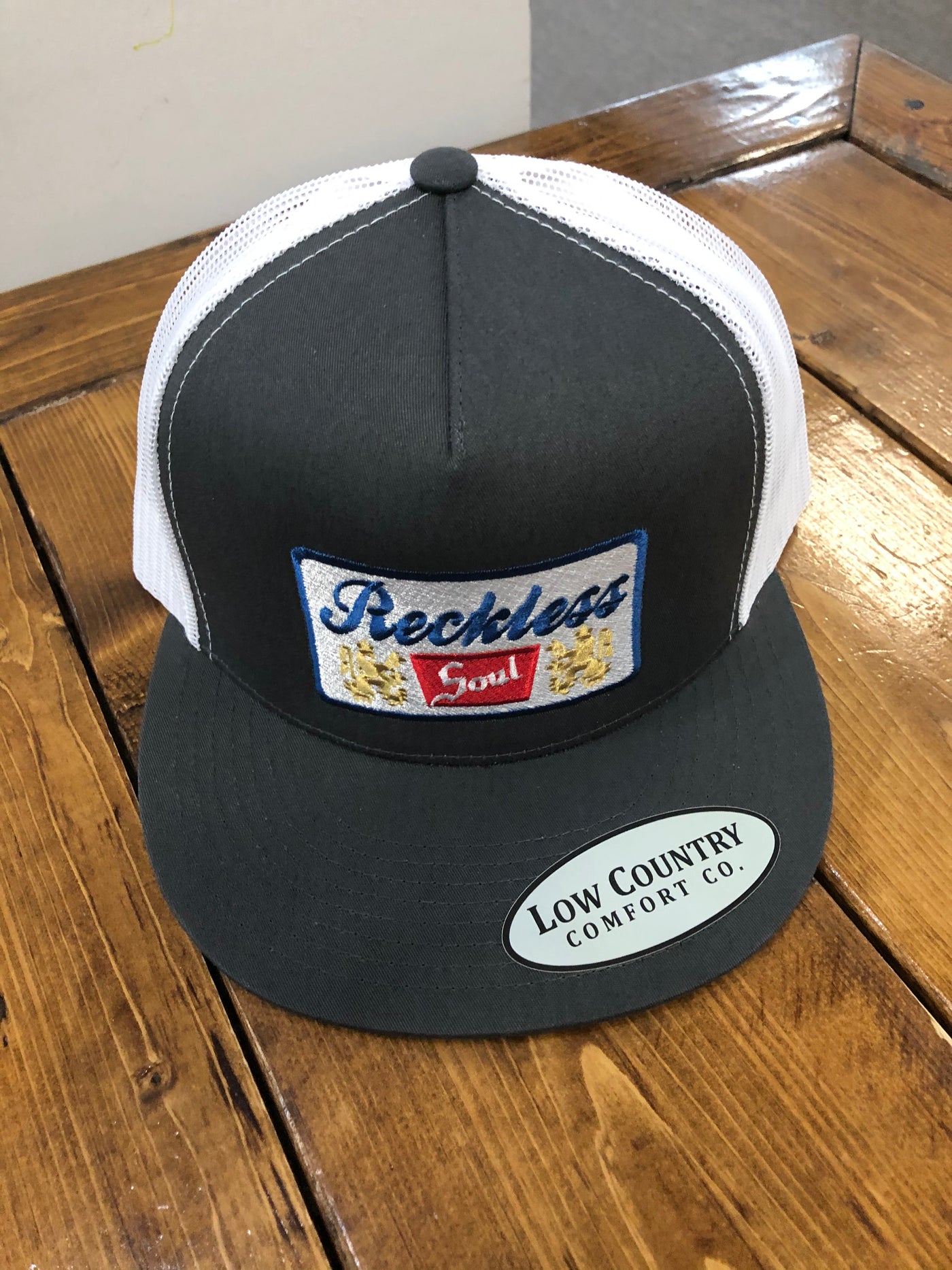 Low Country Comfort Co. Reckless Soul Coors Banquet Charcoal/White Hat