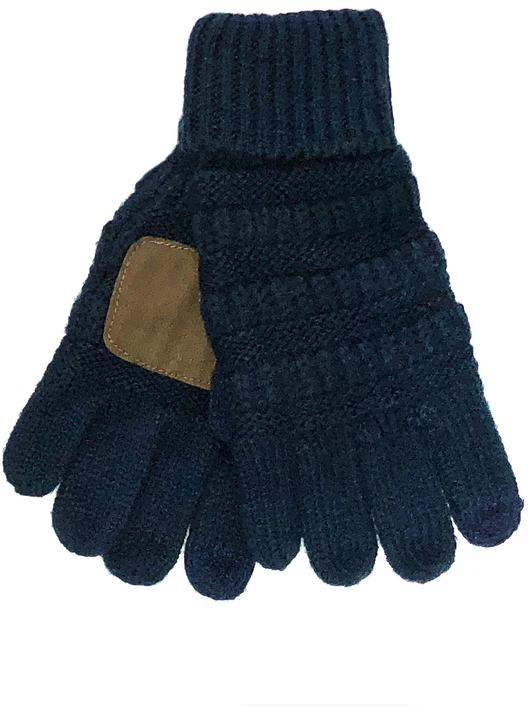 C.C. Brand Youth Navy Gloves