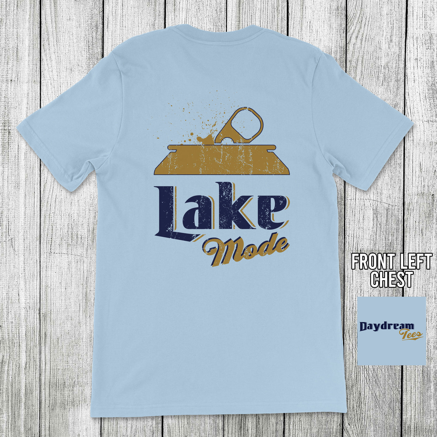 Daydream Tees Lake Mode Psshhht! Light Blue