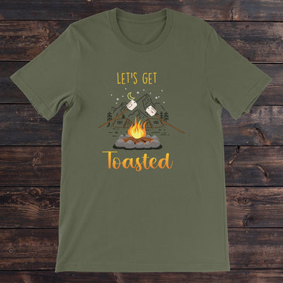 Daydream Tees Let's Get Toasted Military Green