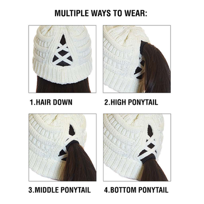 C.C. Criss Cross Beanie Olive