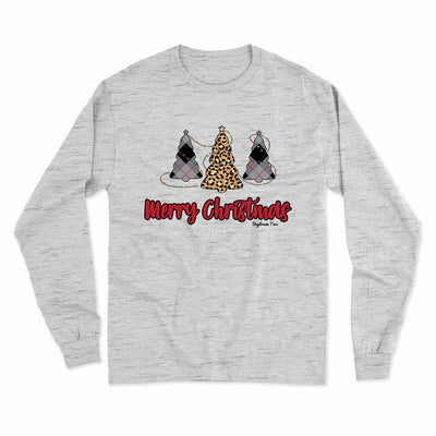 Daydream Tees Merry Christmas Leopard Trees Long Sleeve