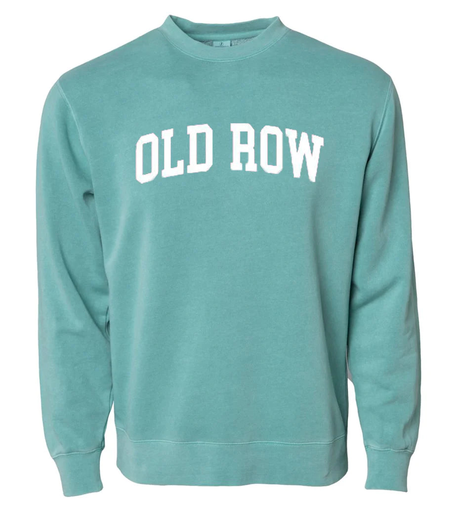 Old Row Pigment Dyed Crewneck Mint