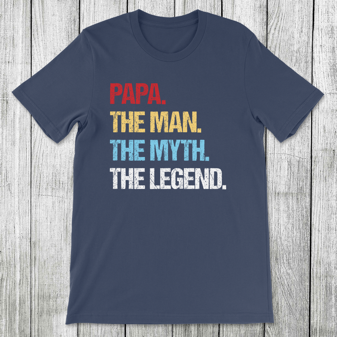 Daydream Tees Man Myth Legend Navy