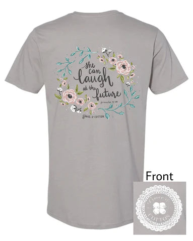 Grace & Cotton She Laughs Grey