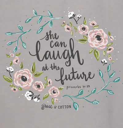 Grace & Cotton She Laughs Grey