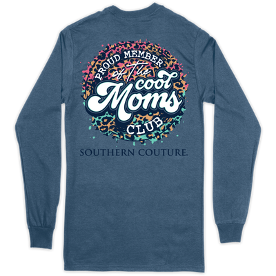 Southern Couture Cool Moms Club Indigo Blue LS