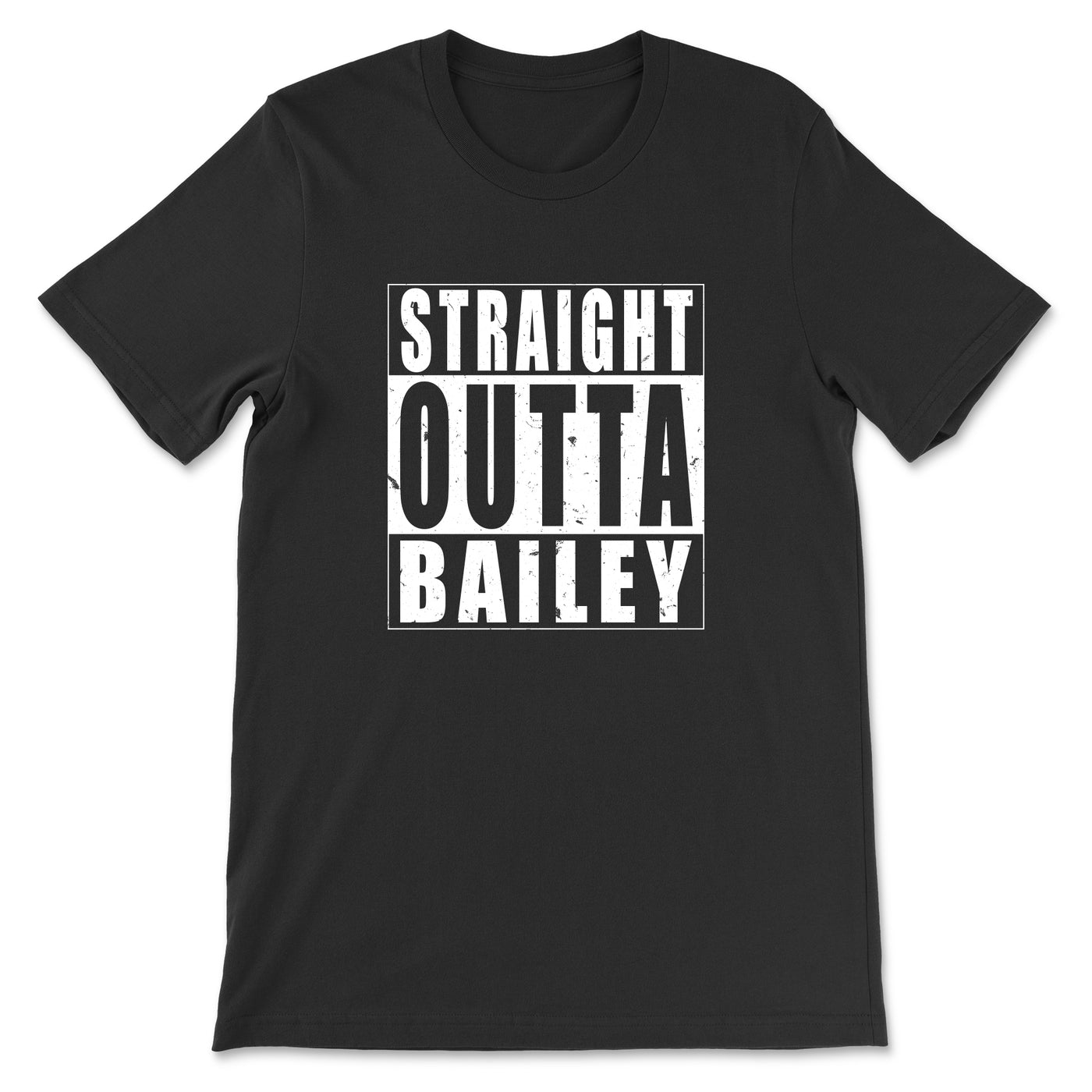 Daydream Tees Straight Outta Bailey Black