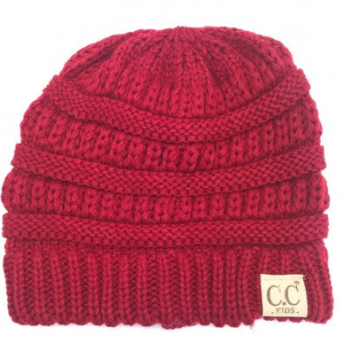 C.C Red Youth Beanie