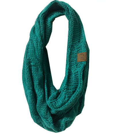 C.C Seagreen Infinity Scarf