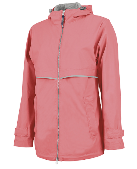 Charles River  Raincoat Coral