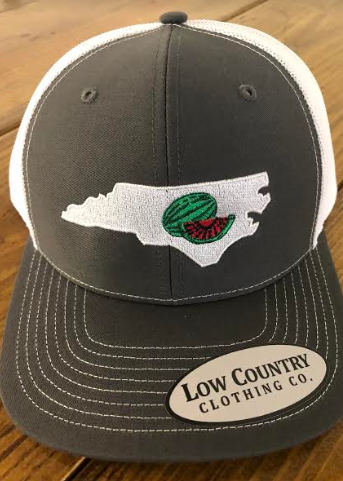 Low Country Comfort Co. NC Watermelon Charcoal/White Hat
