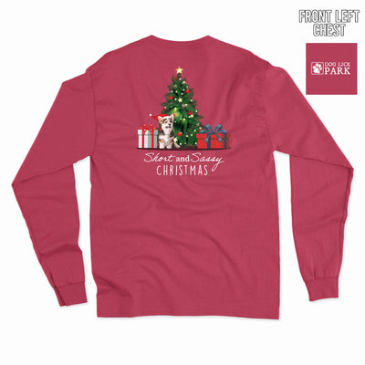Dog Lick Park Short & Sassy Christmas LS Red
