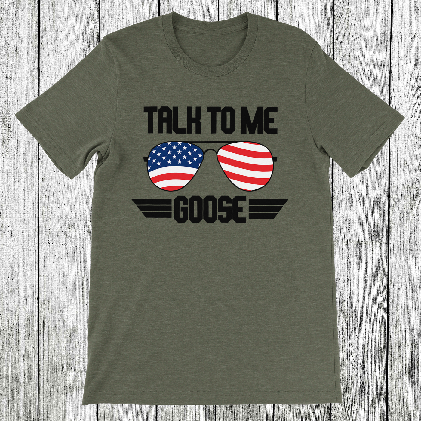 Daydream Tees Talk To Me Goose USA