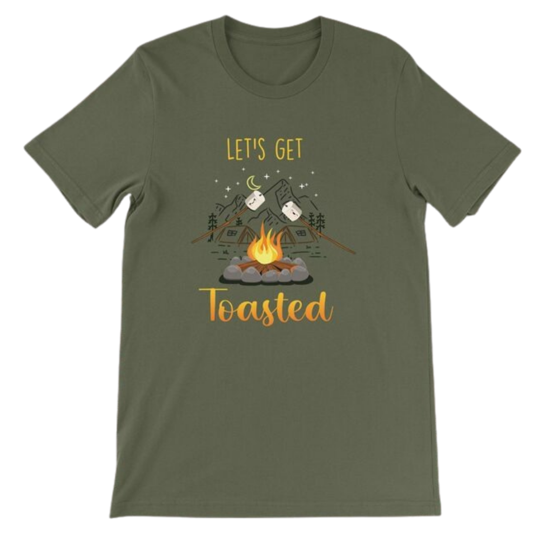 Daydream Tees Let's Get Toasted Military Green