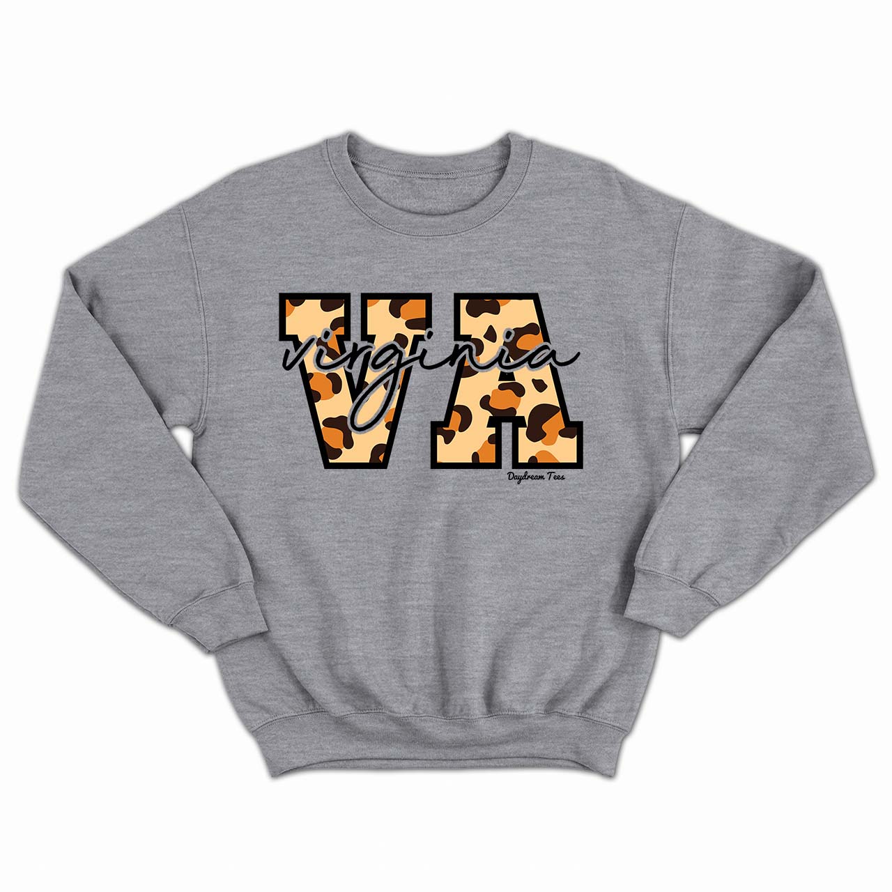 Daydream Tees VA Leopard Crewneck