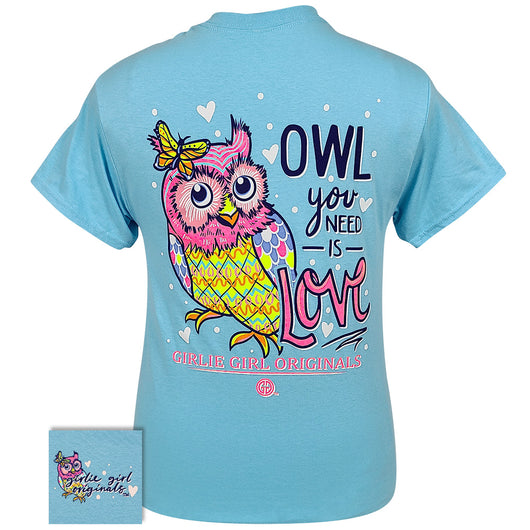 Girlie Girl Originals Owl You Need Sky Blue
