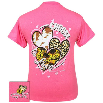 Girlie Girl Originals Choose Love Safety Pink