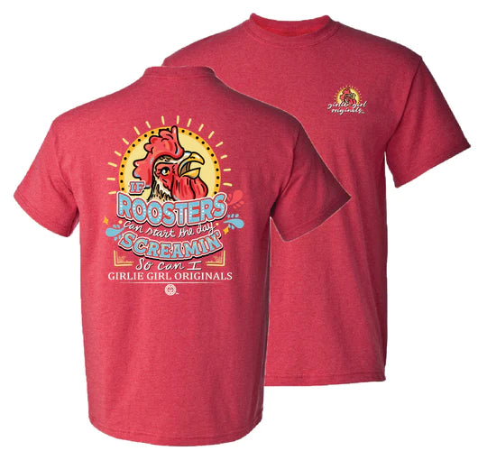 Girlie Girl Originals Rooster Screaming Heather Red