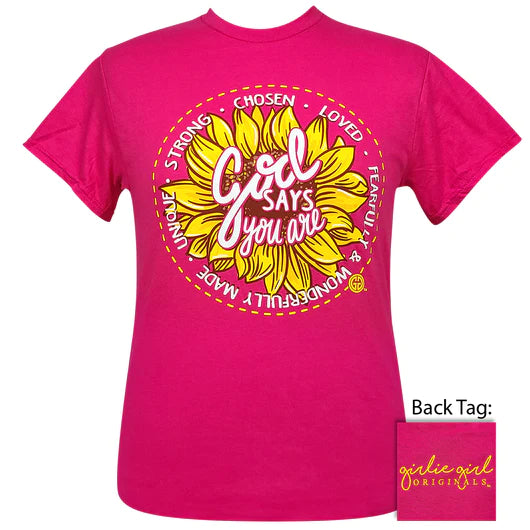 Girlie Girl Originals God Says Heliconia SS