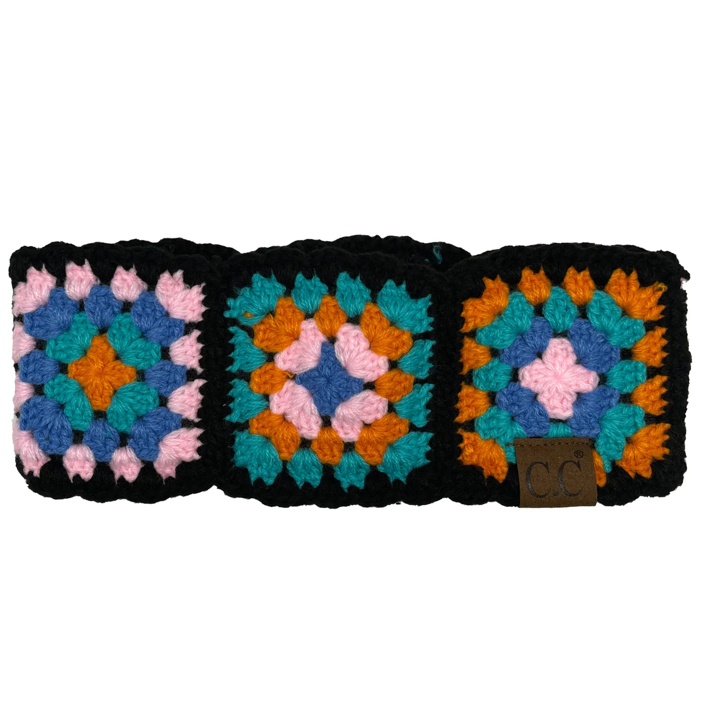 C.C. Headwrap Crochet Black