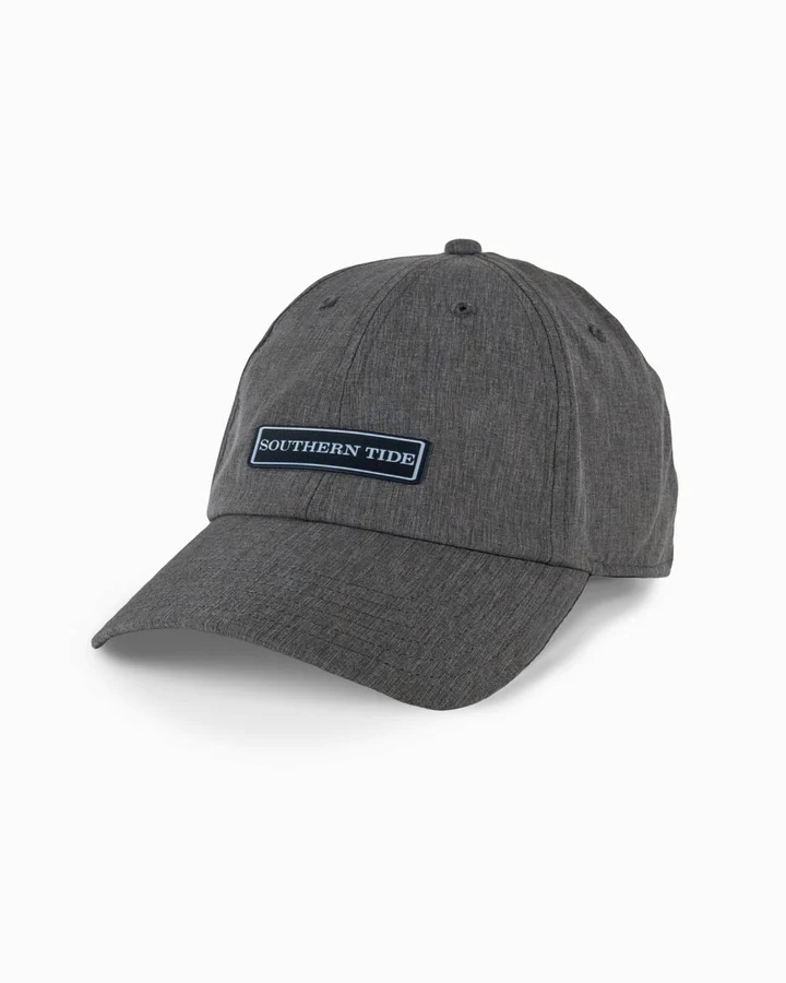 Southern Tide Rubber Patch Performance Heather Grey Hat
