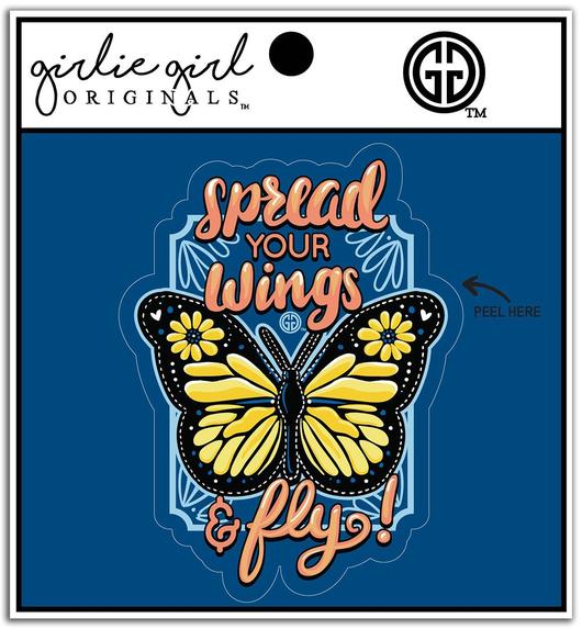 Girlie Girl Originals Spread Your Wings Decal/Sticker