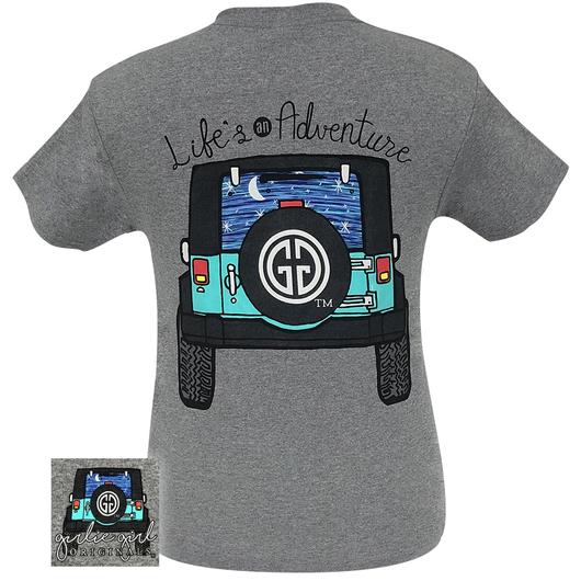 Girlie Girl Originals Life's An Adventure Graphite Heather