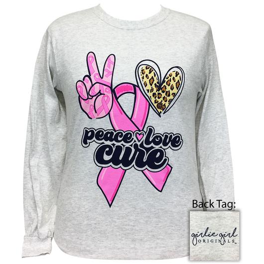Girlie Girl Originals Peace Love Cure Ash LS
