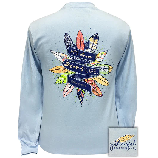 Girlie Girl Originals His Love Feathers LS