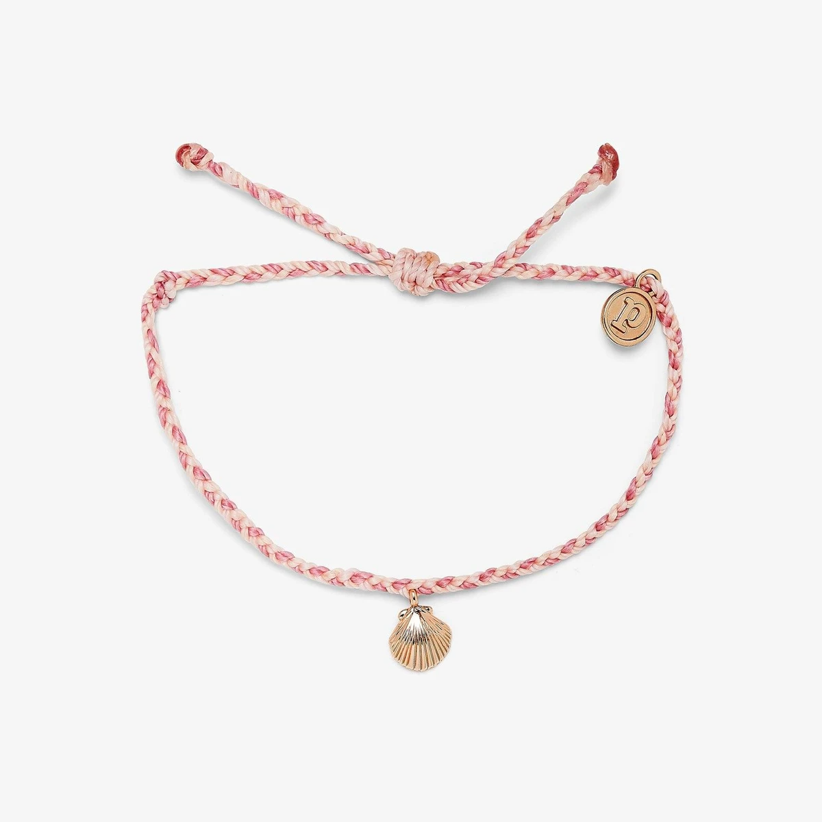 Pura Vida La Concha Rose Gold Bracelet Pink