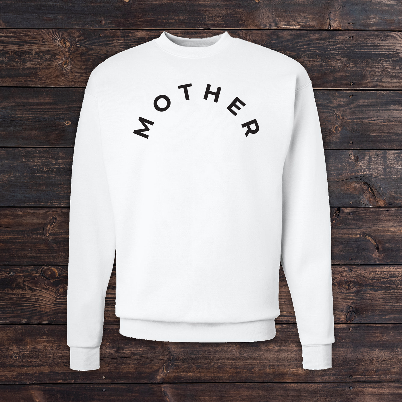 Daydream Tees Mother White Sweatshirt