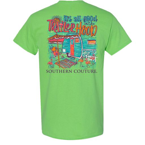 Southern Couture All Good In the Trailerhood Lime SS