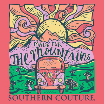 Southern Couture Made For The Mountains Coral Silk SS