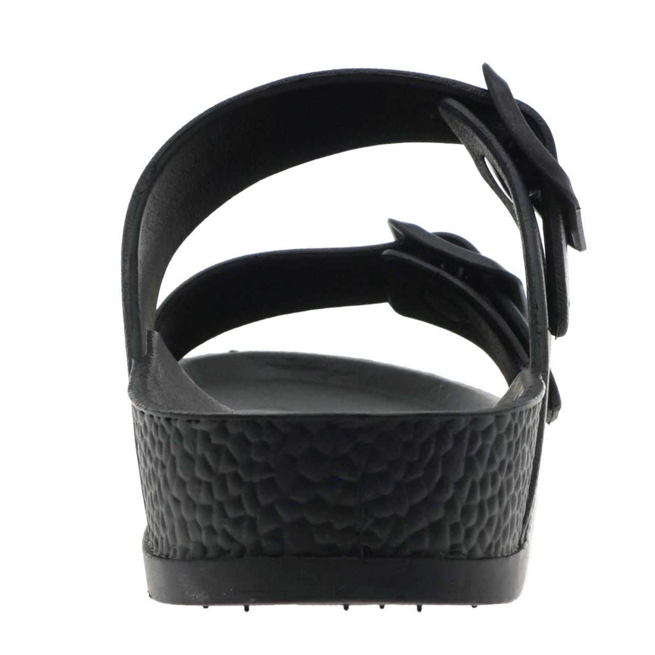 Outwoods Black Slip On Sandal