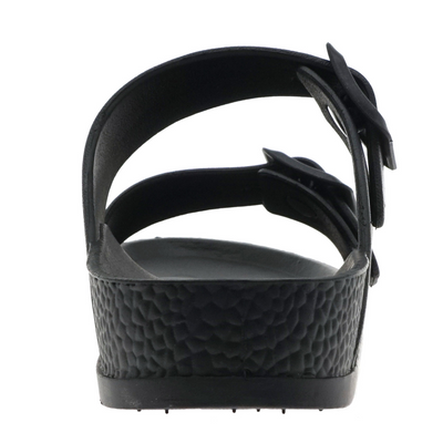 Outwoods Black Slip On Sandal