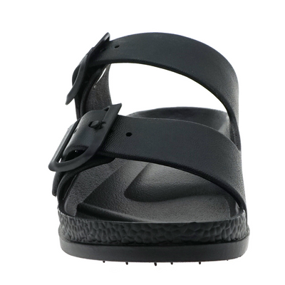 Outwoods Black Slip On Sandal