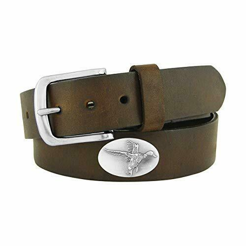 Zep-Pro Concho No Tip Leather Belt Brown Mallard